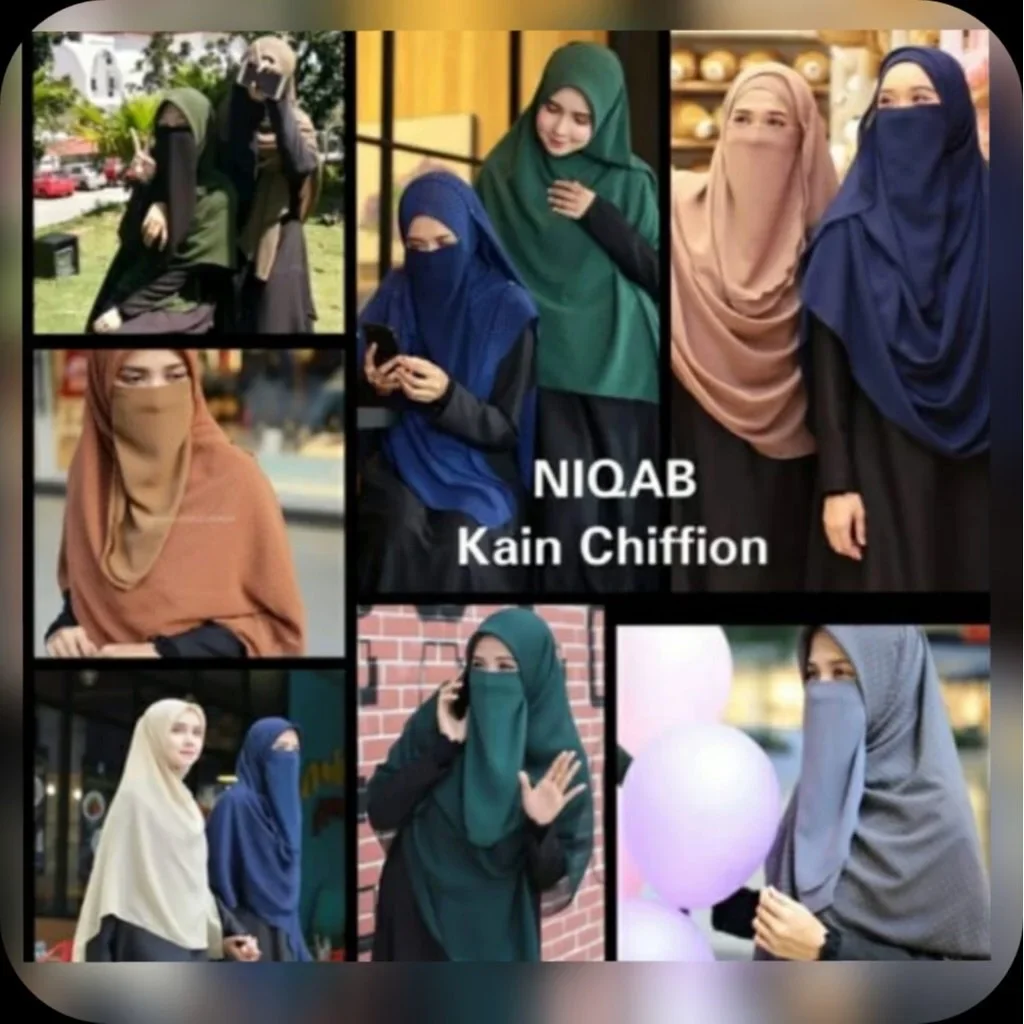 Murah promo niqab free size