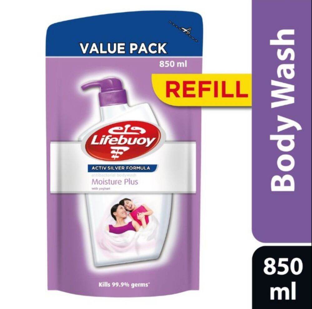 lifebuoy refill body wash moisture plus 850mL Lazada