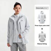 PELLIOT | Waterproof Outdoor Jacket Teflon 3-in-1 Multi-functional 2L