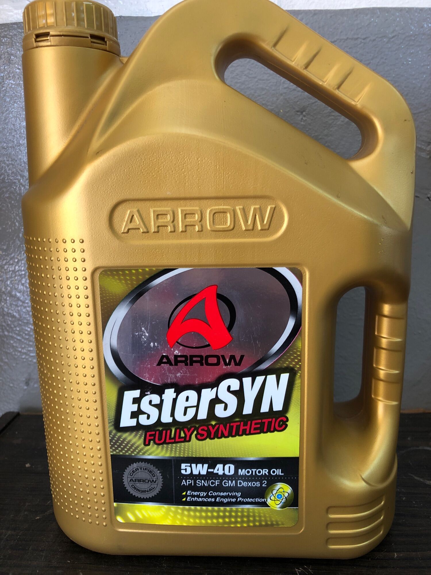 Arrow (fully synthetic) 5w40 motor oil API SN/CF GM Dexos. Energy