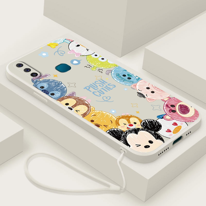 Vivo 1901 1902 1904 1906 V2254 V2206 V2207 V2203 1935 1938 Sweet Mickey Disney Matte Soft Case Cute Flexible Cover Lovely Cartoon Casing. 