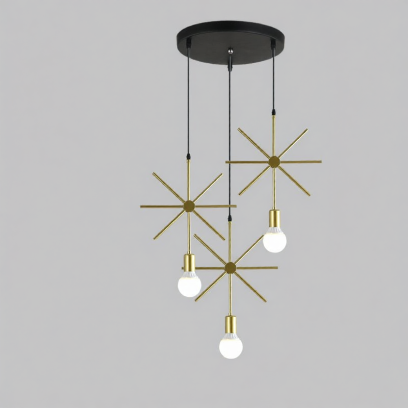 HAOJUESHIDENGSHI | Scandinavian Minimalist Multi-Head Pendant Light 3 Heads