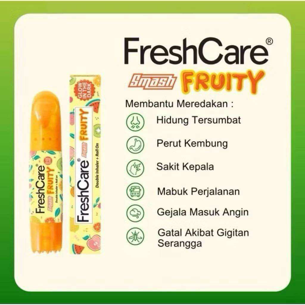 FRESHCARE SMASH DOUBLE INHALER+ROLL ON