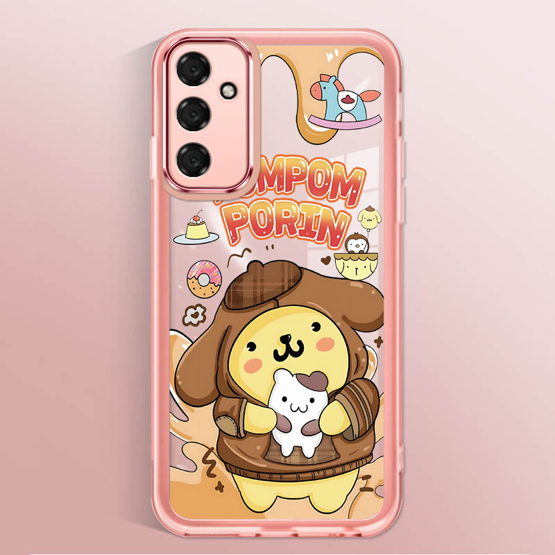Samsung A17 samsung A07 A17 5G Sanrio Pompompurin Case Solid Case Crystal Clear Cover Cute Casing. 