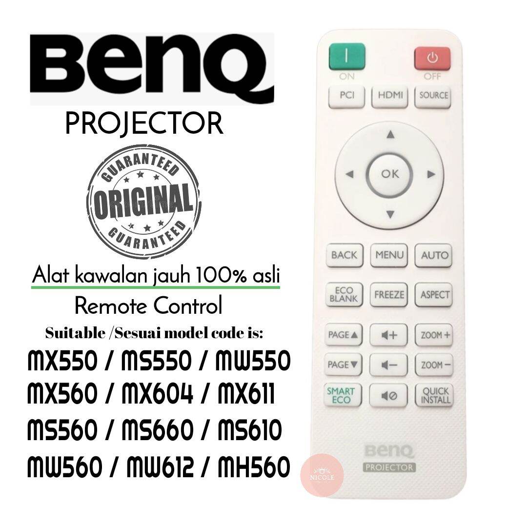Original BenQ Projector Remote Control RCX014 Lazada