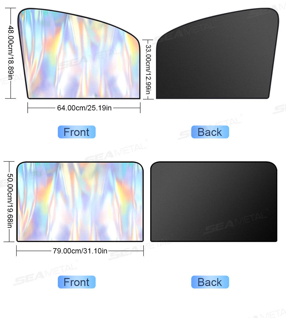 Magnetic Car Side Window Sunshade For Uv Protection & Cooling_voghion.com