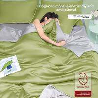 KAMONI | Cooling Ice Silk Summer Quilt Single Thin Quilt 2025 New Model Air Conditioning Compatible Lightweight Design for Fresh Cool Sleep