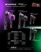 ABSORBER GAS FOR YAMAHA NVX155/NMAX/XMAX/ADV150/160/QJ AX200S SIZE 280/325/350/370MM MAGIC BOY Purple