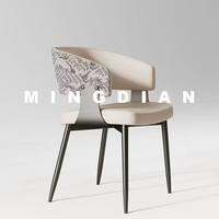 JINTONGCAIZI | Italian Minimalist Black Luxury Modern Designer Backrest Dining Chair