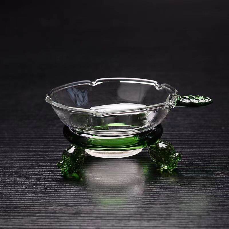 Accessible Luxury Creative Glass Elk Filter Set Crystal Tea Filter