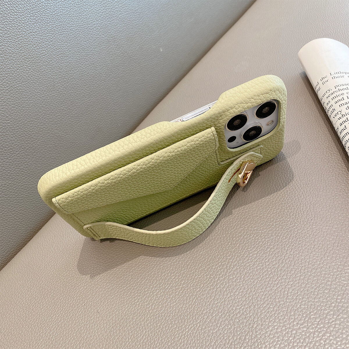 Luxury Leather Phone Case With Card Holder For Iphone Pro Max_voghion.com