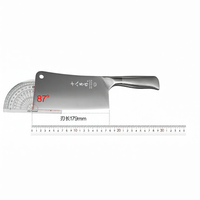 SHI BA ZI ZUO | Multipurpose Kitchen Knife Set Stainless Steel