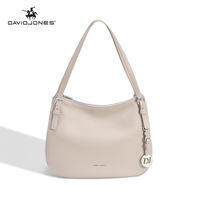 David Jones Paris Livia กระเป๋าผู้หญิง หนัง PU ลายเม็ดละเอียด เนื้อนุ่ม หรูหรา กระเป๋าสะพายข้างผู้หญิง  ฤดูหนาวและฤดูใบไม้ร่วง 2025 - 2026