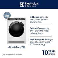 Electrolux EDH903R7WC 9kg Heat Pump Dryer with DelicateCare & Energy Saving | 2y Warranty