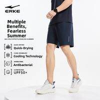 Erke | Quick-Drying Running Shorts Mens Breathable Pockets Zipper
