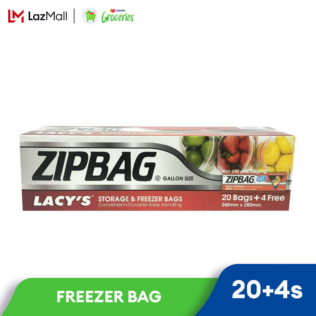 Lacy's Zipbag Storage & Freezer Bags - Jumbo