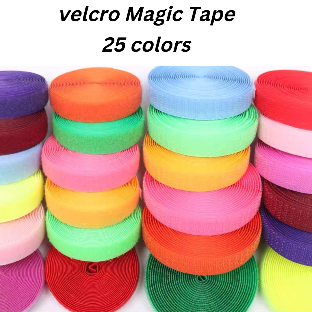 1 Meter Hook & Loop Velcro Tape Magic Tape Velcro Hijau Askar Velcro