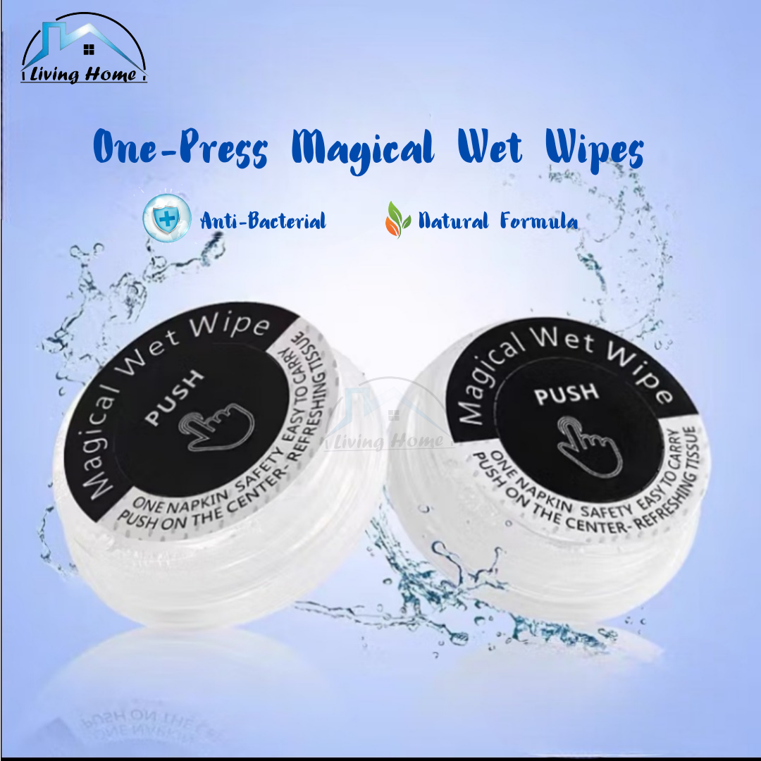 One Press Magical Wet Wipe Sanitizer 99 User Friendly Hygiene 神奇的湿巾