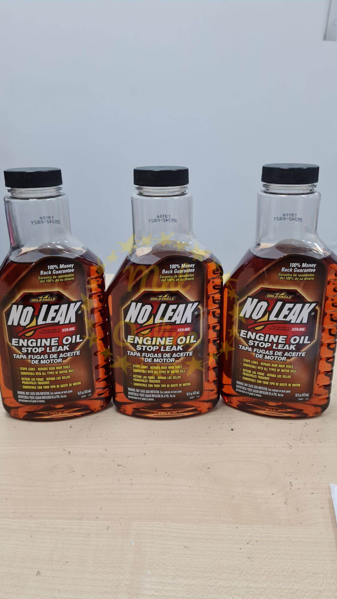 USA ORIGINAL GOLD EAGLE NO LEAK ENGINE OIL STOP LEAK / FIX / REPAIR