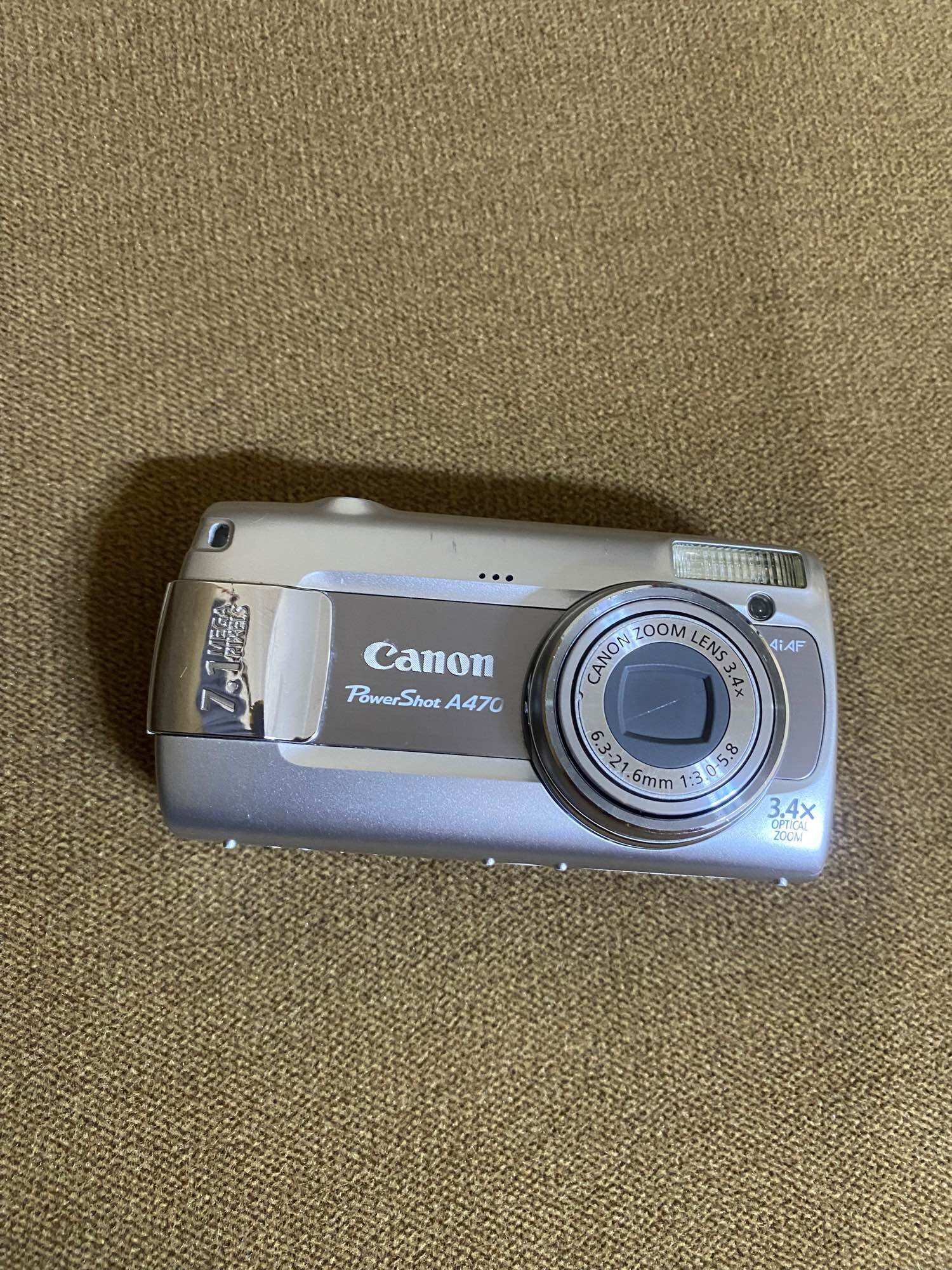 CANON POWERSHOT A470 CCD DIGITAL CAMERA ( USED ) 7.1 Megapixel