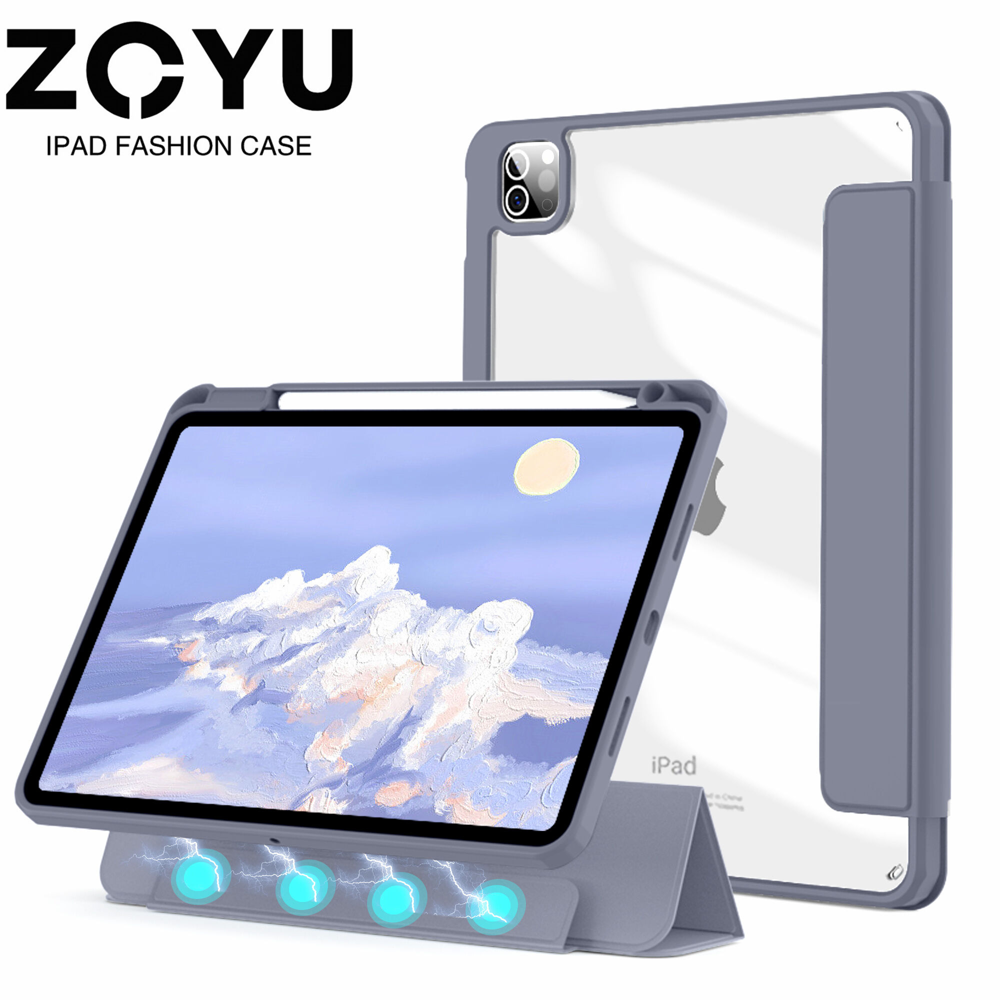iPad Air 4 Air 5 2022 Magnetic Separation Case iPad Pro 11 2021 9th 8th  Detachable Back Shell for iPad Pro 12.9 2020 Mini6 Cover - AliExpress