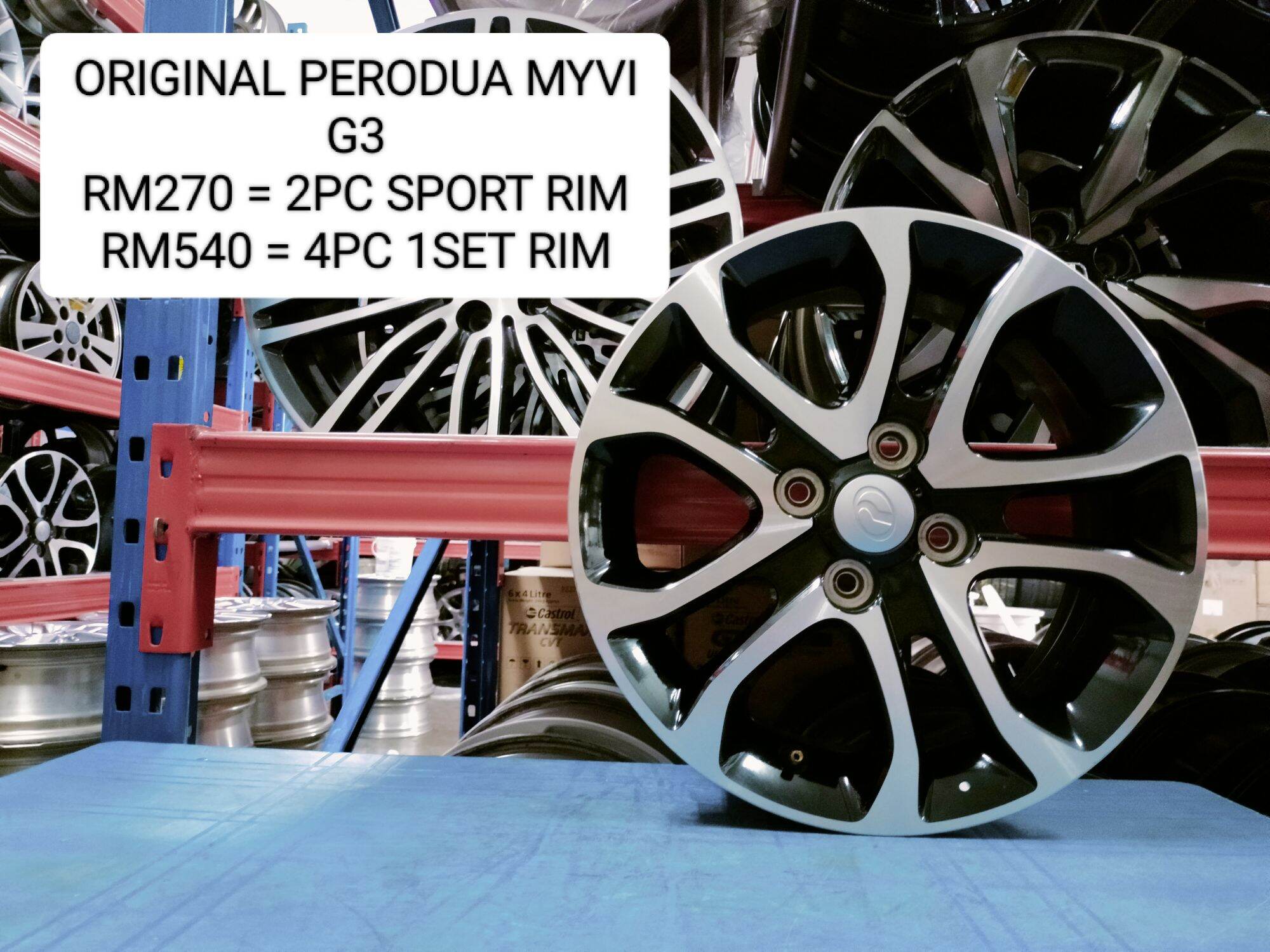 USED SPORT RIM 15 INCH MYVI G3 RM540 4PC IN MYVI VIVA BEZZA AXIA KELISA ...