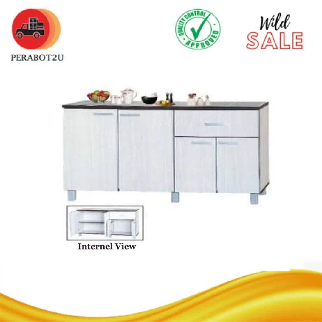TS Almari Dapur 5'/Almari Dapur Bertutup/Almari Dapur Rendah/Cabinet Gas/Kitchen Cabinet/Low Kitchen Cabinet
