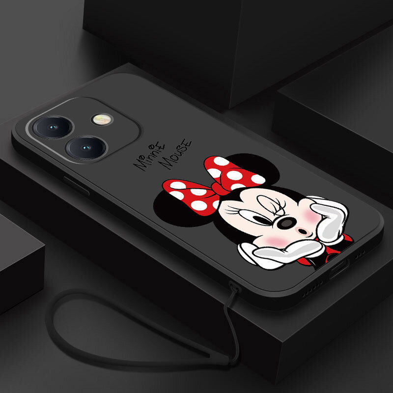 OPPO%20A5i%20Pro%20A5iPro%20Matte%20Liquid%20Silicon%20Square%20Casing%20Cartoon%20Minnie%20Mouse%20Soft%20Case%20Cover%20-%20Image%205