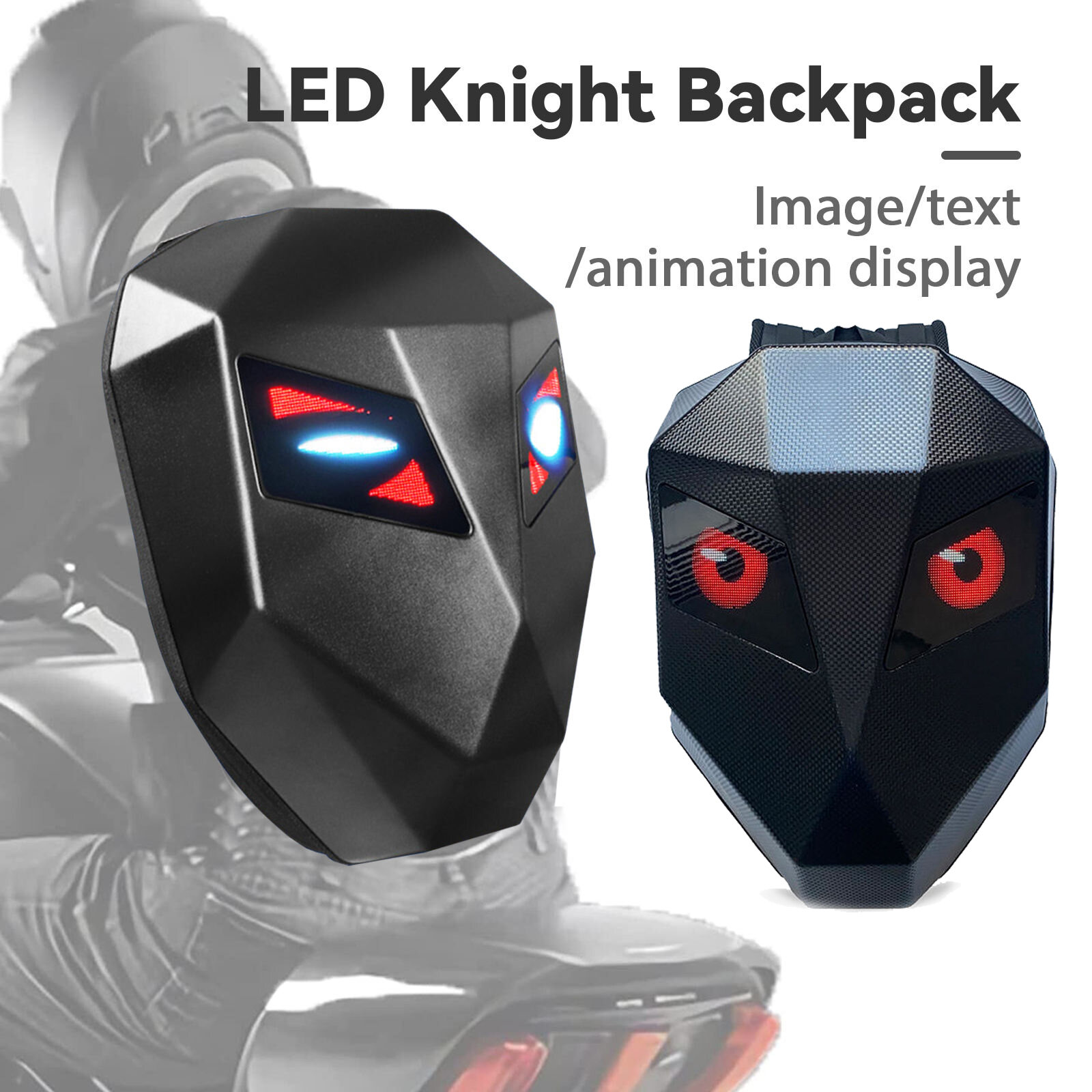 Sac à Dos LED knight Rider backpack Iron man - JUMP WAY