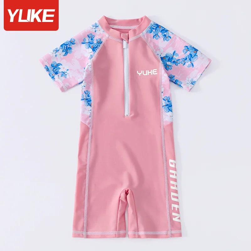 Children's Swimsuit Girls' Summer Middle and Big Children One-Piece Girl Princess Quick-Drying Cute 2021 New Swimming Suit