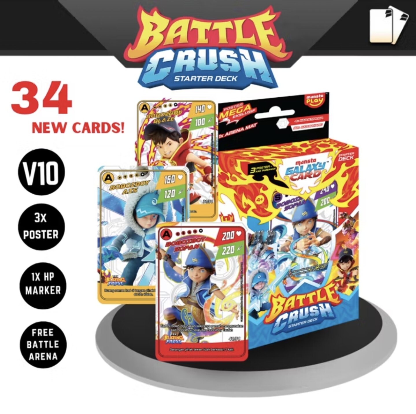 BOBOIBOY GALAXY CARD : PEK CYLONE FURY The Monster Factory