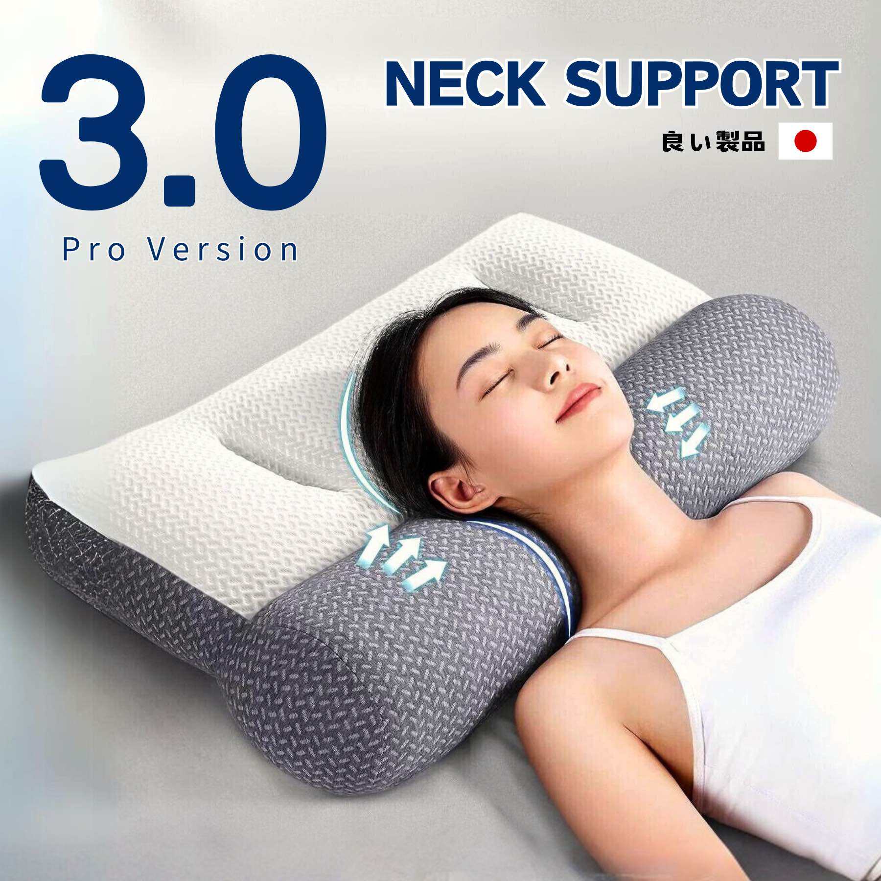 Cervical Pillow for Neck Pain Relief Soybean Fiber Cervical Spine Repair Pillows Orthopedic