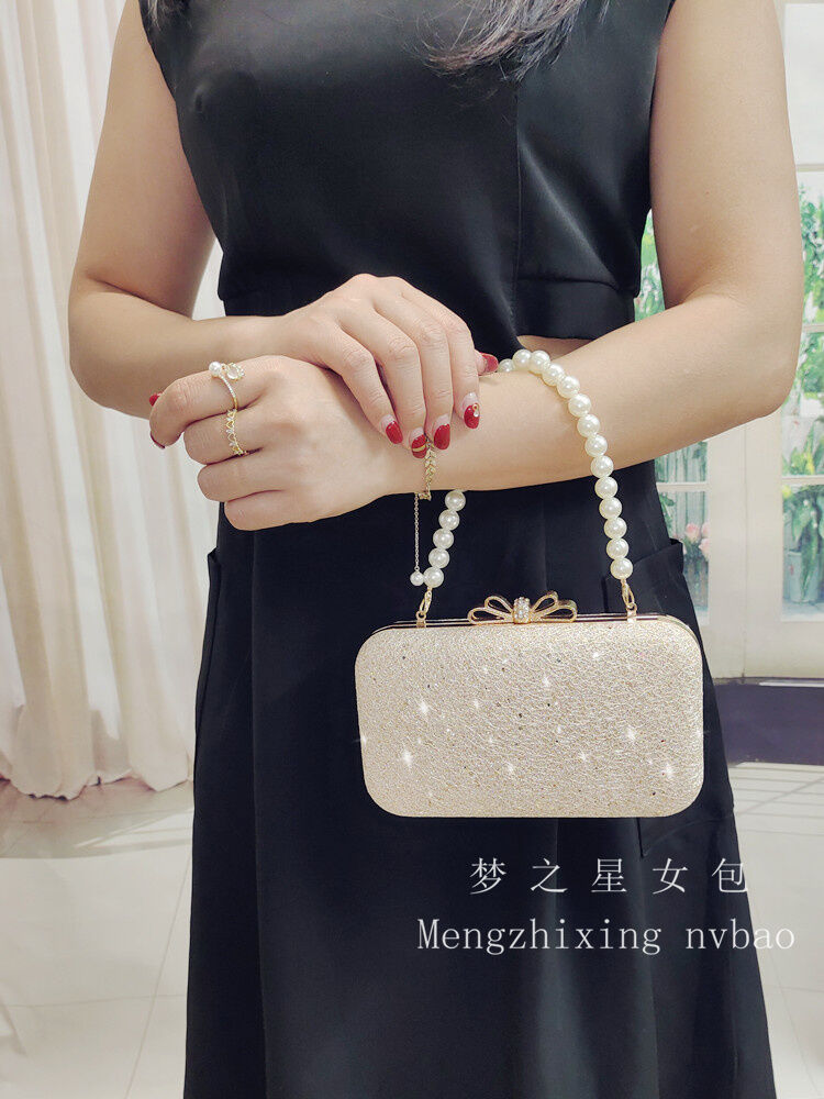Dinner Clutch 2022 New Elegant Banquet Bag Clutch Bag Evening Dress with Clutch Pearl Tote Bag