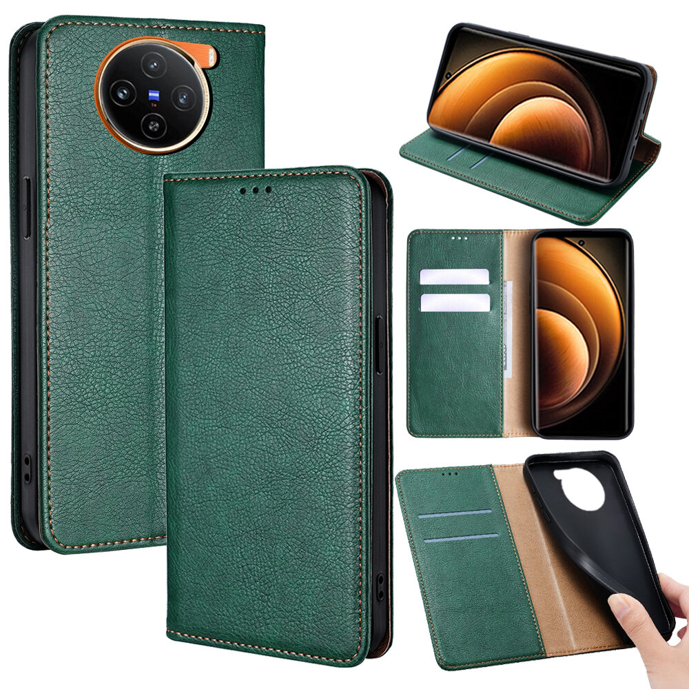 HONLEN Custodia per vivo X90 Pro Cover, (6.78 Inches) Premium PU