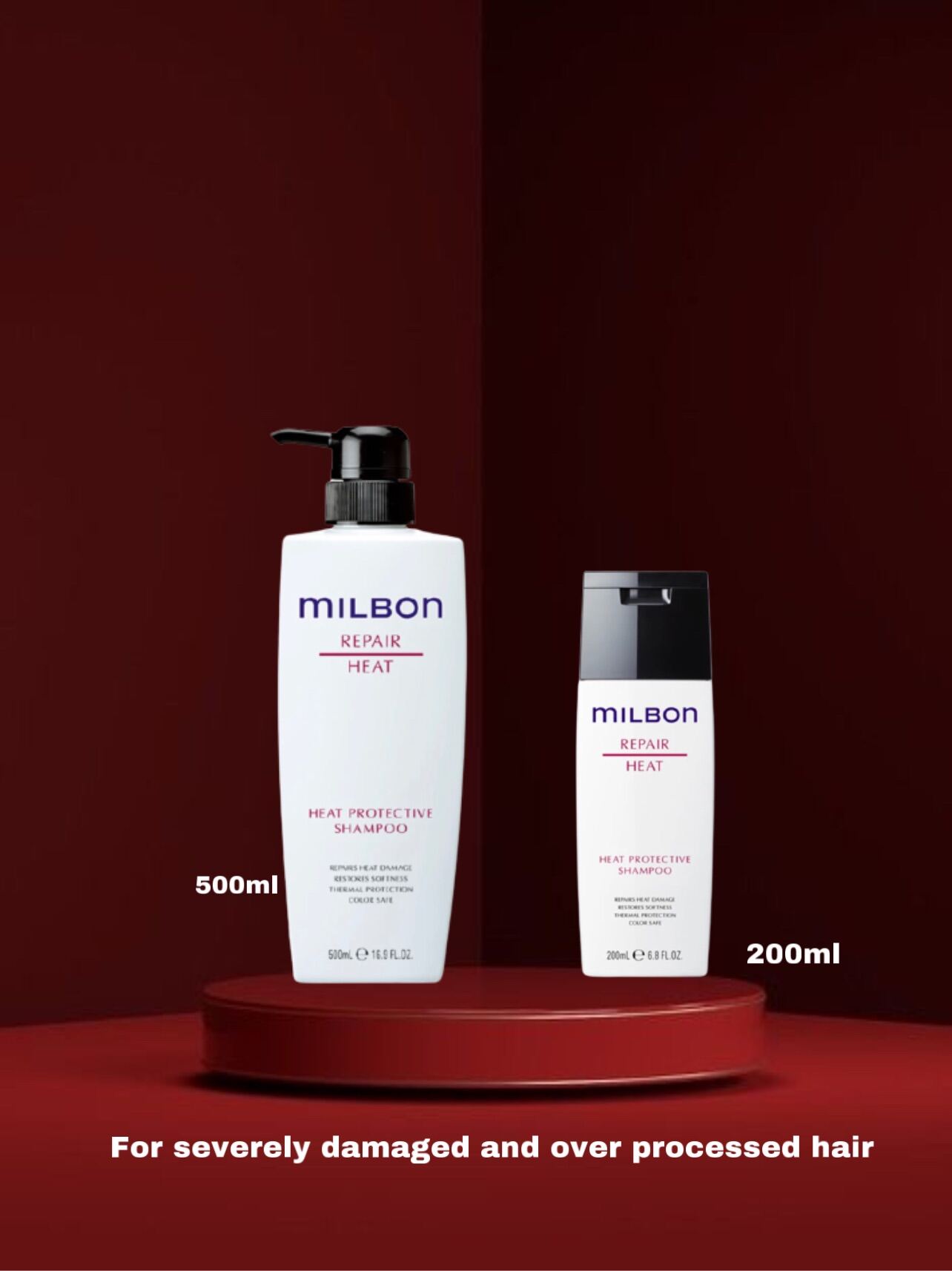 Global Milbon Repair Heat Shampoo 200ml / 500ml | Lazada