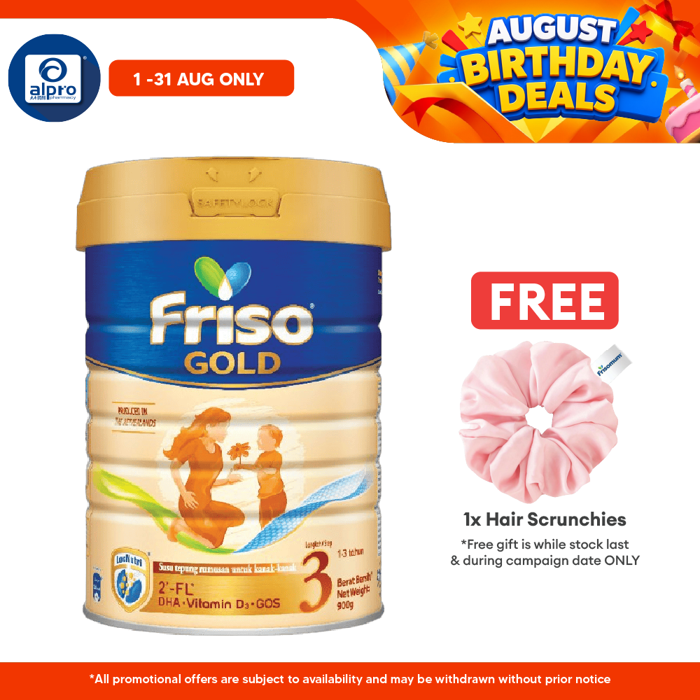 (New) Friso Gold Step 3 Children’s Milk Formula 900g | For Age 1-3 Years Old