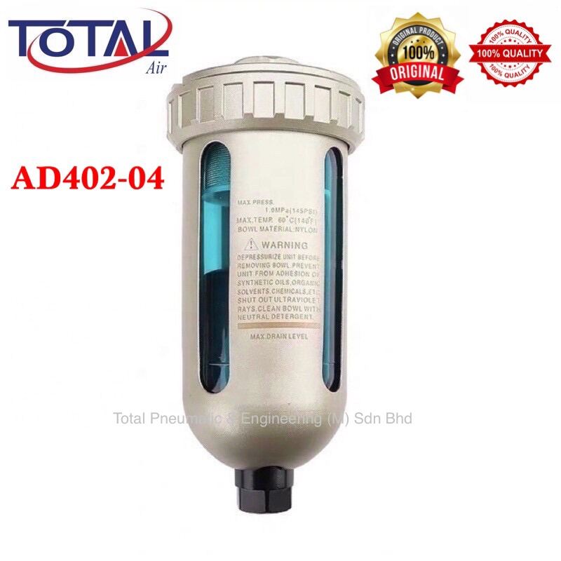 ToTal Air AD40204 Auto Drain Valve 1/2” Water Separator Compressor