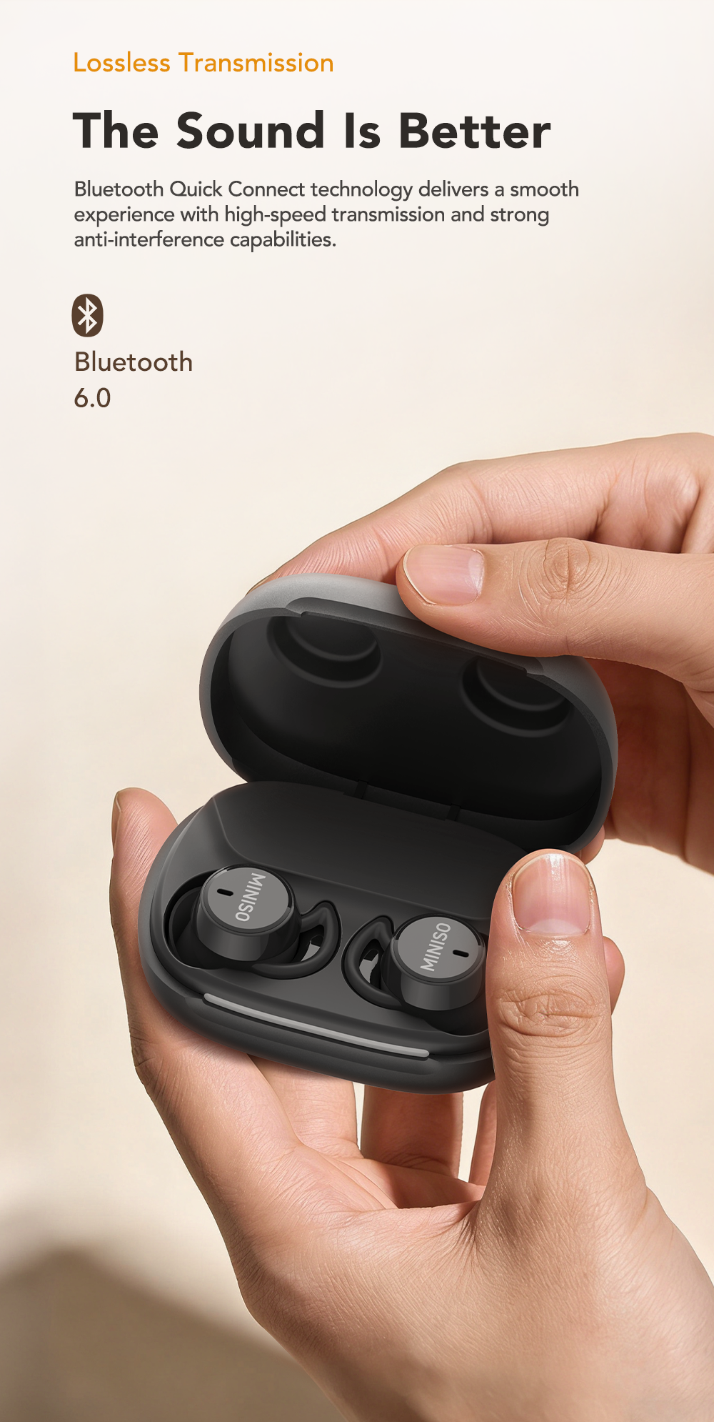 Miniso Ms217 Wireless Bluetooth Headphones With Ai Translation_voghion.com