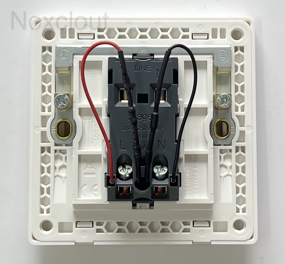 HAGER MUSE 20A DOUBLE POLE SWITCH (WATER HEATER / AIR COND SWITECH WITH NEON) WGML2D1N 1G1W • WGML2D12N 1G2W • WGML2D2N 2G1W •. 