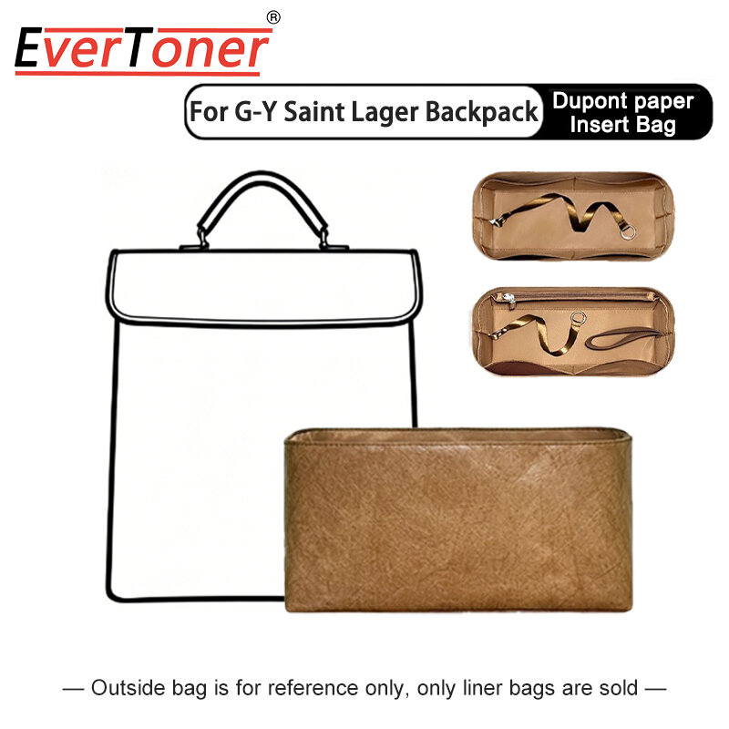 EverToner Dupont paper Ultra-Light Purse Insert Organizer Fits For G-Y Saint Lager Backpack Travel Makeup Organizer Shape protector ราคา 1,103 บาท*ส่งฟรี