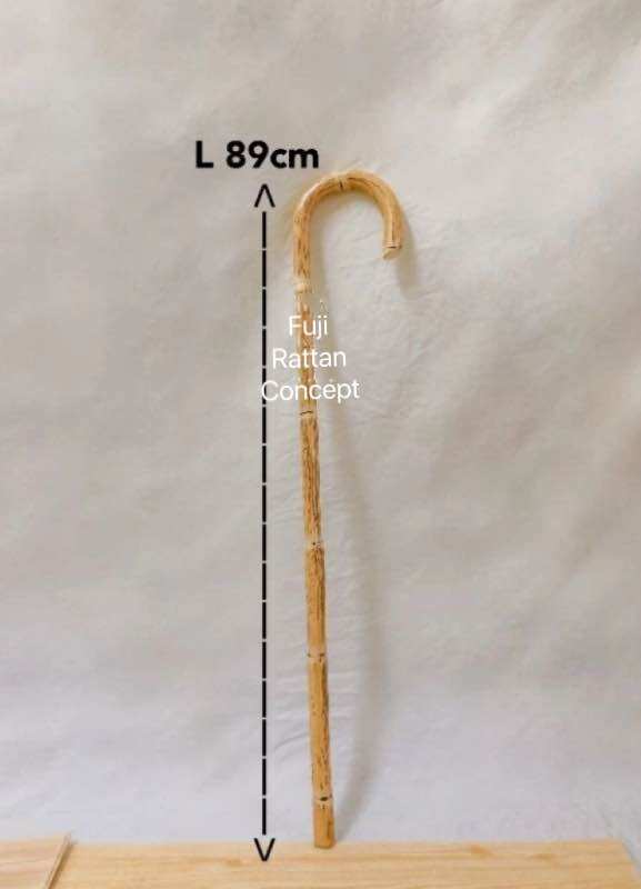 Safety Stick Rattan 32-35inch Rattan Manau Stick | Rotan Manau | Tongkat | Walking Stick ...