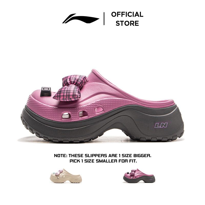 LI-NING Summer Women's PROJECT Sneakers - Fashionable Platform Sandals with Ventilation HolesAGAV004 ราคา 1,372 บาท*ส่งฟรี