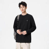 Hansca | Relaxed Print Black Casual T-shirt