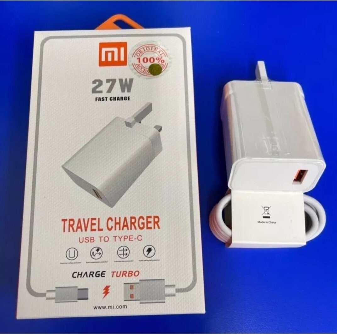 XIAOMI 27W Fast charger QC  EU turbo Charge Adapter usb type C For Xiaomi  | Lazada