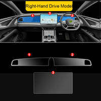 For BYD Sealion 7 2024-2026 Car Infotainment GPS Navigation Screen Protector Film HD Car Interior Modification Stickers Film