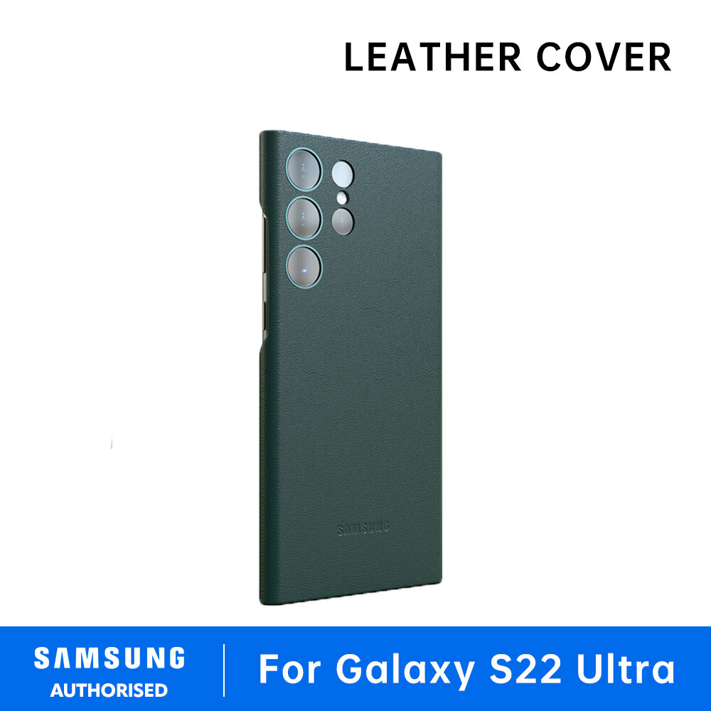 Original Leather Case For Samsung Galaxy S22 Ultra High Quality Soft Leather Cover Samsung Galaxy S22 Ultra Protector Shell & Box