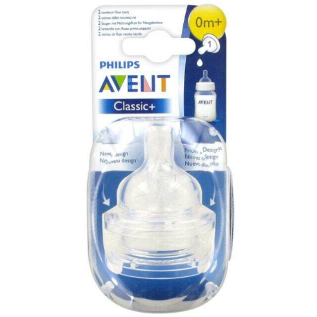 Philips Avent Classic+ Teats Newborn 0m+ / Slow 1m+ / Medium 3m+ / Fast 6m+ / Vari 3m+ / Thick Feed Y-cut Flow 6m+
