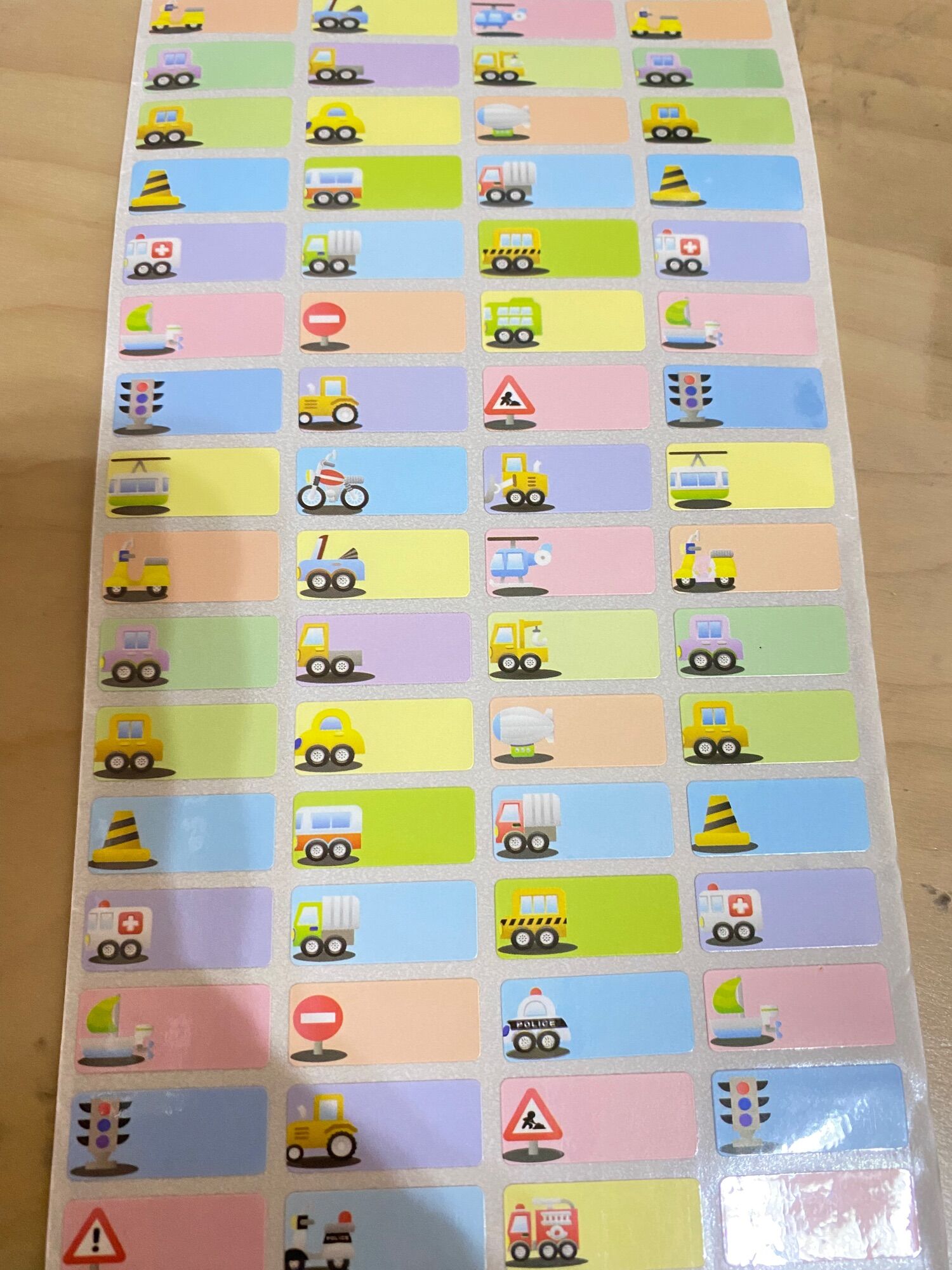Small Size Waterproof Cartoons Name Stickers (68/160pcs) 可爱防水卡通姓名贴纸小号 ...