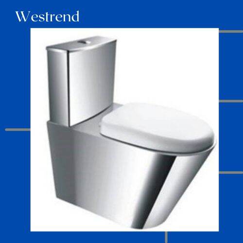 Westrend stainless steel water closet cw seat and cover and internal