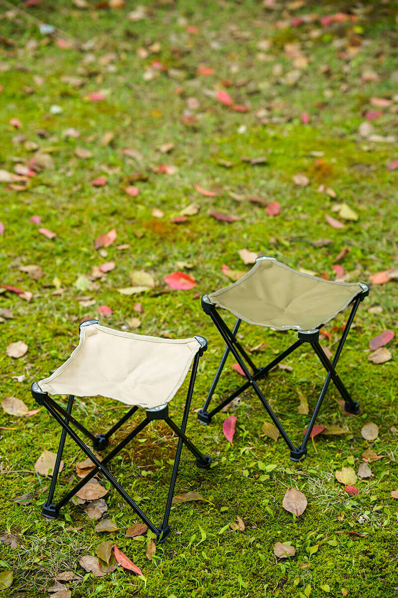 Compact Traveler Tiny Portable Chair Outdoor Foot Stool TRIWONDER